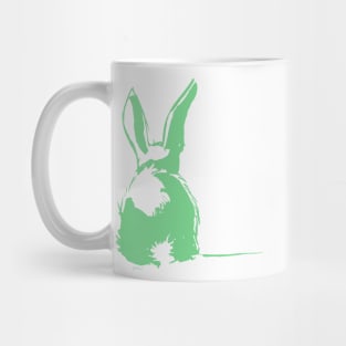 green bunny Mug